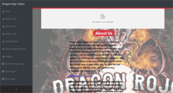 Desktop Screenshot of dragonrojotattoo.com